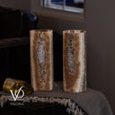 Sahara Onyx - 12" Tall, x 4.5" Diameter (Small Table Lamp Pair #3)