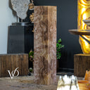 Honeycomb Onyx Floor Lamp -Exotic - Large - 55” Tall, 11.75 x 11.75" Square - #3
