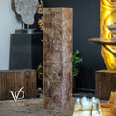 Honeycomb Onyx Floor Lamp -Exotic - Large - 55” Tall, 11.75 x 11.75" Square - #3