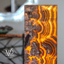 Honeycomb Onyx Floor Lamp -Exotic - Large - 55” Tall, 11.75 x 11.75" Square - #3
