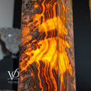 Honeycomb Onyx Floor Lamp -Exotic - Large - 55” Tall, 11.75 x 11.75" Square - #3