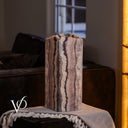 Rosa Onyx Live Edge Table Lamp – 16" Tall × 6" Square #1