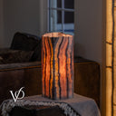 Rosa Onyx Live Edge Table Lamp – 16" Tall × 6" Square #2