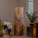 Miami Sunset Onyx Floor Lamp - 51.25" Tall - (#1)