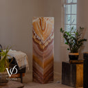 Miami Sunset Onyx Floor Lamp - 51.25" Tall - (#1)