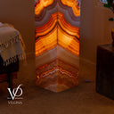 Miami Sunset Onyx Floor Lamp - 51.25" Tall - (#1)