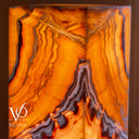 Miami Sunset Onyx Floor Lamp - 51.25" Tall - (#1)