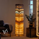 Aqua Onyx Floor Lamp - 63" Tall - (#2)