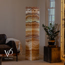 Aqua Onyx Floor Lamp - 63" Tall - (#2)