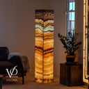 Aqua Onyx Floor Lamp - 63" Tall - (#2)