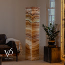Aqua Onyx Floor Lamp - 63" Tall - (#2)