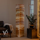 Aqua Onyx Floor Lamp - 63" Tall - (#2)
