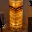 Aqua Onyx Floor Lamp - 63" Tall - (#2)
