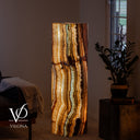Aqua Onyx Floor Lamp - 51.5" Tall - (Exotic)