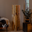 Aqua Onyx Floor Lamp - 51.5" Tall - (Exotic)