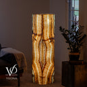 Aqua Onyx Floor Lamp - 51.5" Tall - (Exotic)