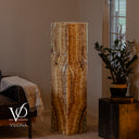 Aqua Onyx Floor Lamp - 51.5" Tall - (Exotic)