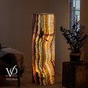 Aqua Onyx Floor Lamp - 51.5" Tall - (Exotic)