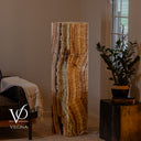 Aqua Onyx Floor Lamp - 51.5" Tall - (Exotic)