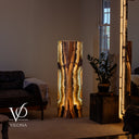 Aqua Onyx Floor Lamp - 51.5" Tall - (Exotic)