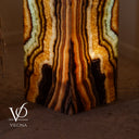 Aqua Onyx Floor Lamp - 51.5" Tall - (Exotic)