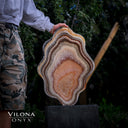 Tangerine Onyx Crystal Bowl #3