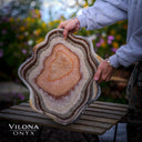 Tangerine Onyx Crystal Bowl #3