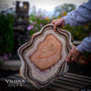 Tangerine Onyx Crystal Bowl #3