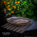Tangerine Onyx Crystal Bowl #3