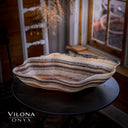 Tangerine Onyx Crystal Bowl #3