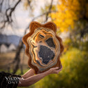 Tangerine Onyx Crystal Bowl #5