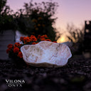 Tangerine Onyx Crystal Bowl #6