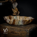 Polished Aqua Onyx Bowl - 16.5" Long, 10" Wide, 4" Deep - (Medium #4)