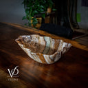 Polished Aqua Onyx Bowl - 18" Long, 12" Wide, 4.5" Deep - (Medium #6)