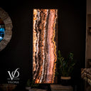 Rosa Onyx Crystal Wall Panel - 19.75" Wide x 59" Tall x 4" Deep (Single #1)