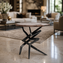 Forged Metal Agate Table (Crazy Legs) - #1