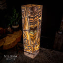 Aqua Onyx Crystal Floor Lamp #2