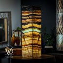 Aqua Onyx Crystal Floor Lamp #3 - Floor Lamp