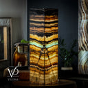 Aqua Onyx Crystal Floor Lamp #3 - Floor Lamp