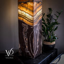 Aqua Onyx Crystal (Floor Lamp #6) - Floor Lamp