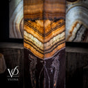 Aqua Onyx Crystal (Floor Lamp #6) - Floor Lamp