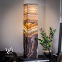 Aqua Onyx Crystal (Floor Lamp #6) - Floor Lamp