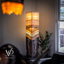 Aqua Onyx Crystal (Floor Lamp #6) - Floor Lamp