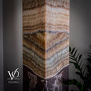 Aqua Onyx Crystal (Floor Lamp #6) - Floor Lamp