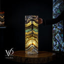 Aqua Onyx Crystal (Floor Lamp Small #11) - Floor Lamp