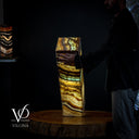 Aqua Onyx Crystal (Floor Lamp Small #11) - Floor Lamp