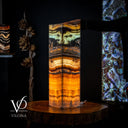 Aqua Onyx Crystal (Floor Lamp Small #12) - Floor Lamp