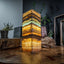 Aqua Onyx Crystal Table Lamp (3/7) Exotic - Floor Lamp