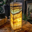 Aqua Onyx Crystal Table Lamp #5 - Table Lamp