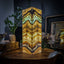 Aqua Onyx Crystal Table Lamp #6 - Table Lamp